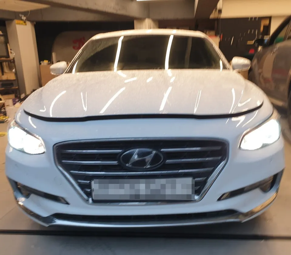 Hyundai Grandeur IG lighting upgrade installation result