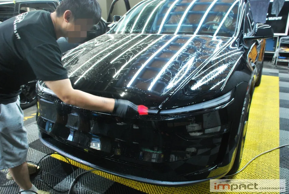 Tesla Model Y PPF施工事例｜費用目安と仕上がり 施工写真 3-1