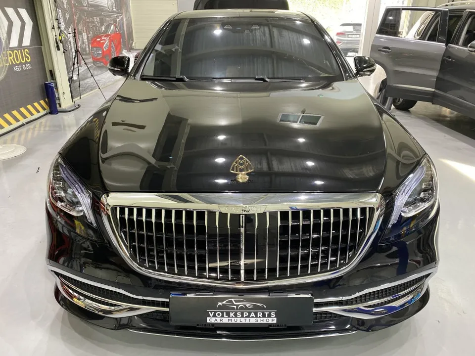 Mercedes-Benz S-Class android head unit installation result