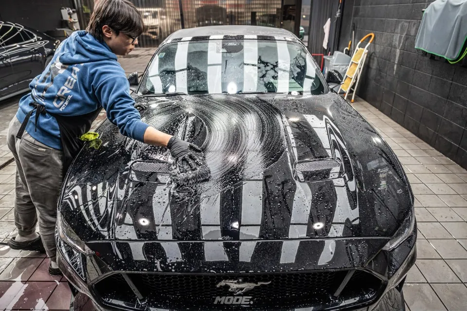 Ford Mustang Convertible PPF施工事例|費用目安・仕上がり 施工写真 1-3