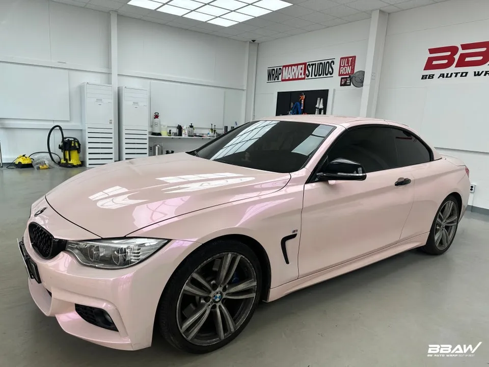 BMW 4 Series Convertibleのカーラッピング事例｜費用目安・仕上がり 施工写真 1-1