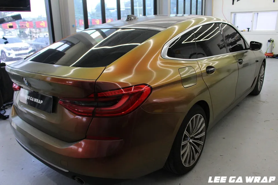 BMW 6 Series GT vinyl wrap - BMW 6 Series GT Vinyl Wrap Review: Brooklyn Grey Color Change photo 6