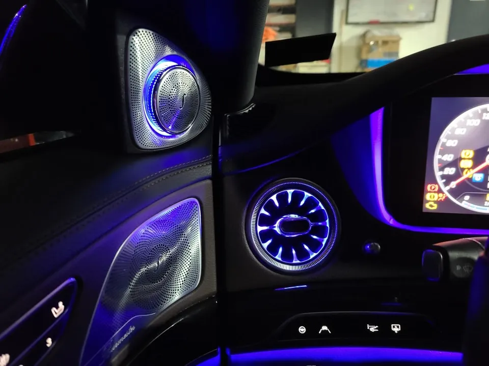 Mercedes-Benz S-Class W222 ambient lighting - Mercedes-Benz S-Class W222 Ambient Lighting Review photo 4