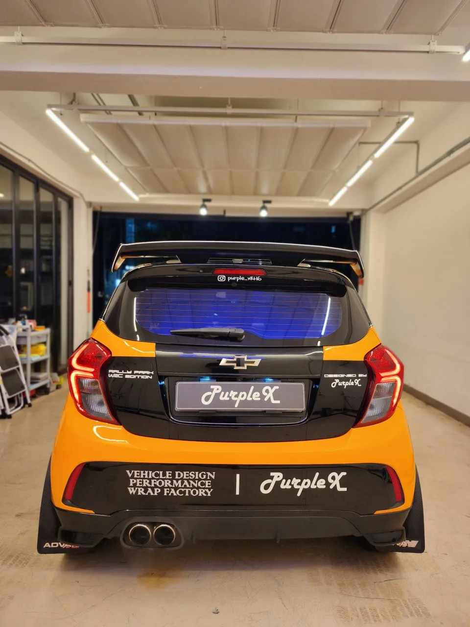 Chevrolet The Next Sparkのカーラッピング事例|費用目安・仕上がり 施工写真 3-2
