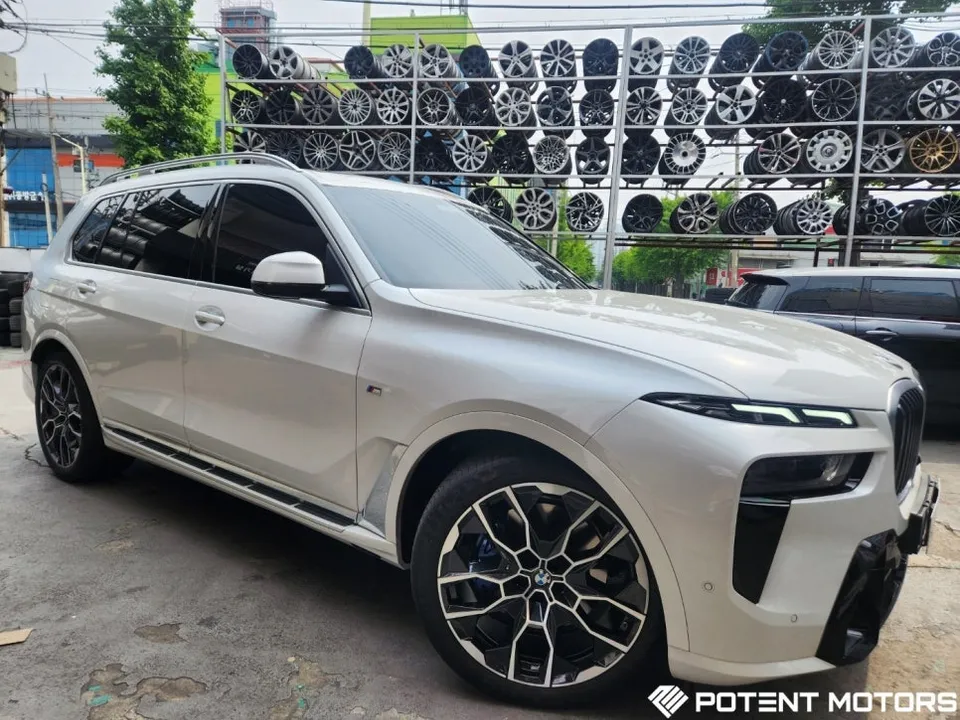 BMW X7のホイールリペア・塗装事例 施工写真 3-2