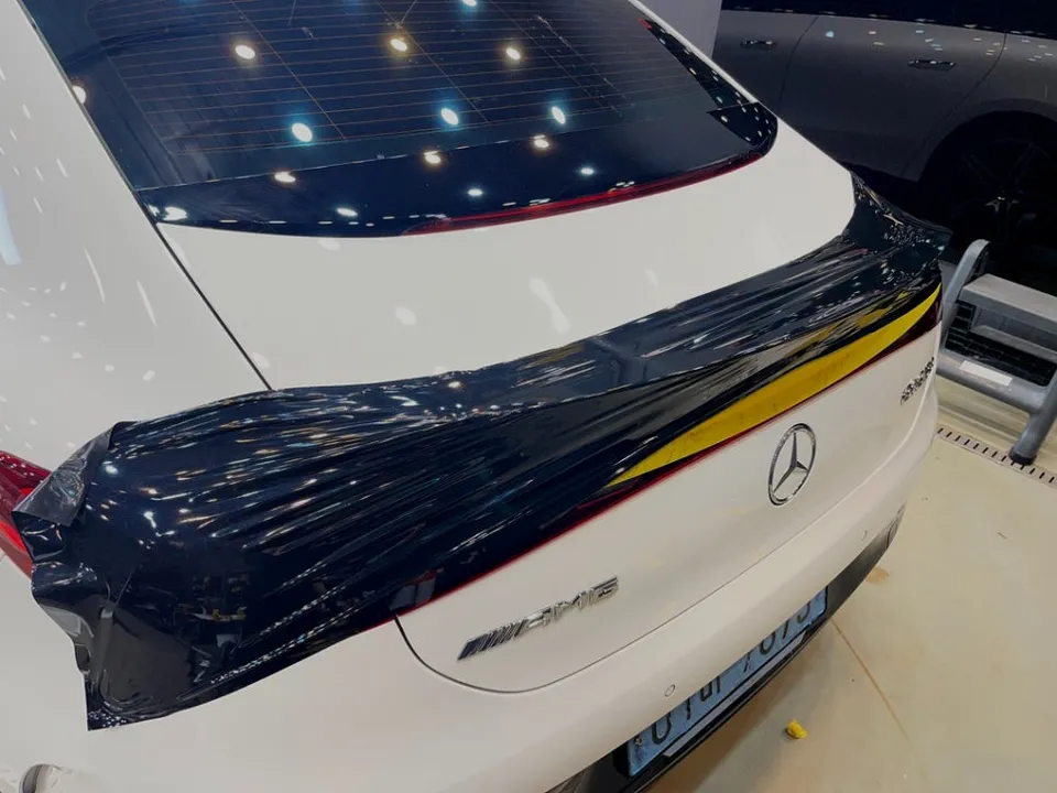 Mercedes-Benz EQE PPF施工事例｜韓国での実例 施工写真 1-3