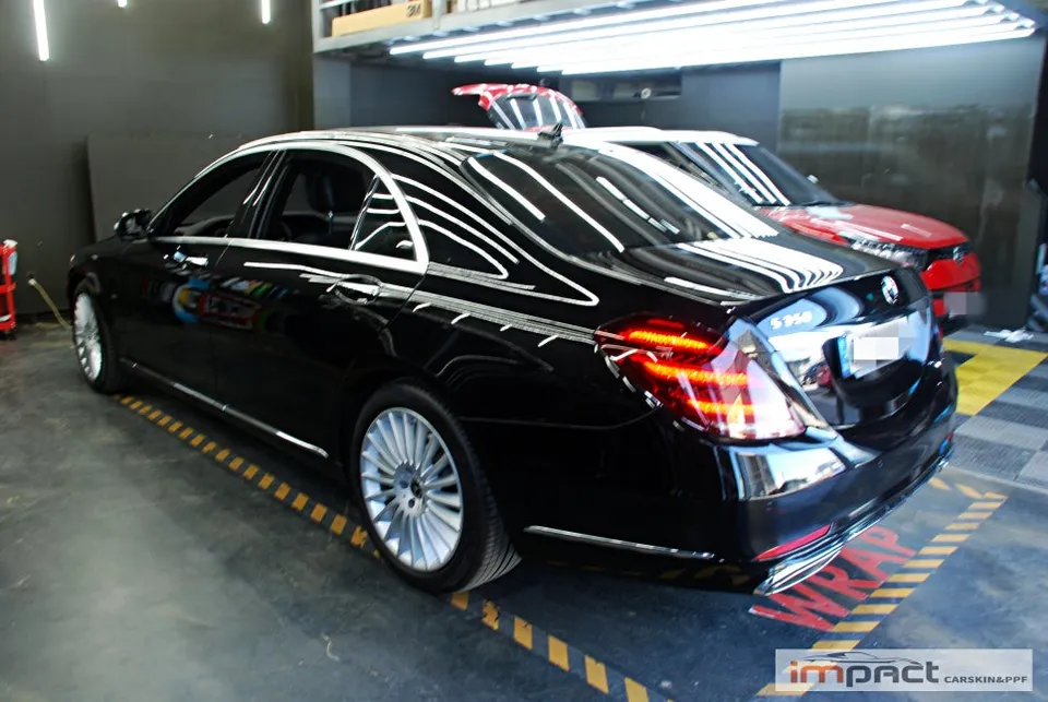 Mercedes-Benz S-ClassのPPF施工事例|傷予防と仕上がり 施工写真 1-2
