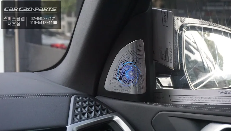 BMW X5 ambient lighting - BMW X5 Ambient Lighting Upgrade: Whirlwind Tweeters & Speaker Cov photo 4