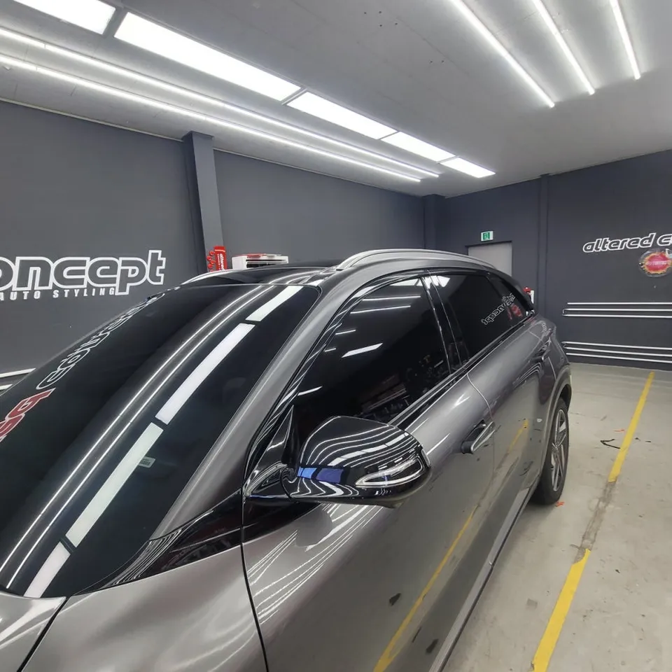 Hyundai NEXO vinyl wrap - Hyundai NEXO Vinyl Wrap Review: Satin Black Pillar Upgrade photo 5