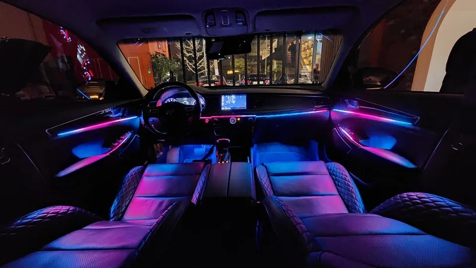 Kia K7 ambient lighting - Kia K7 Ambient Lighting Review — Cost & Results photo 3
