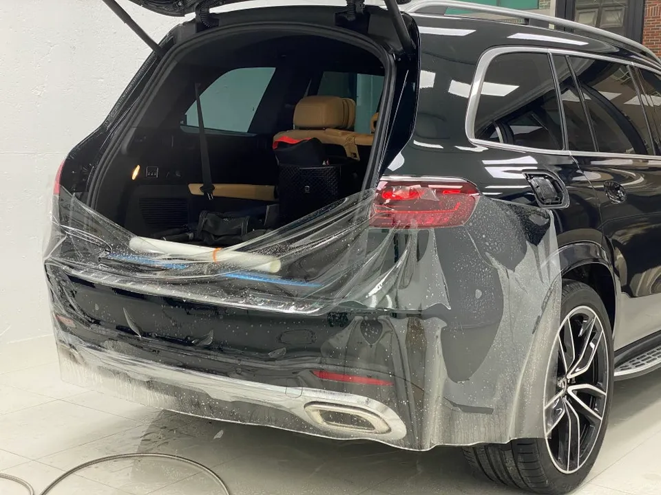 Mercedes-Benz GLSのPPF施工事例|韓国での実例 施工写真 4-1