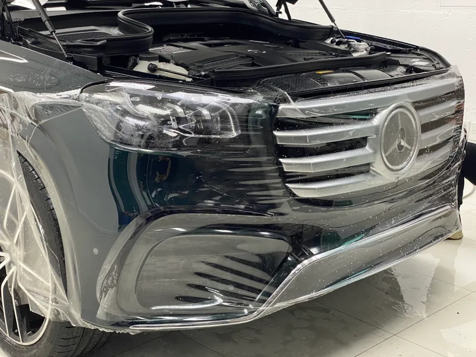 Mercedes-Benz GLSのPPF施工事例|韓国での実例 施工写真 2-2