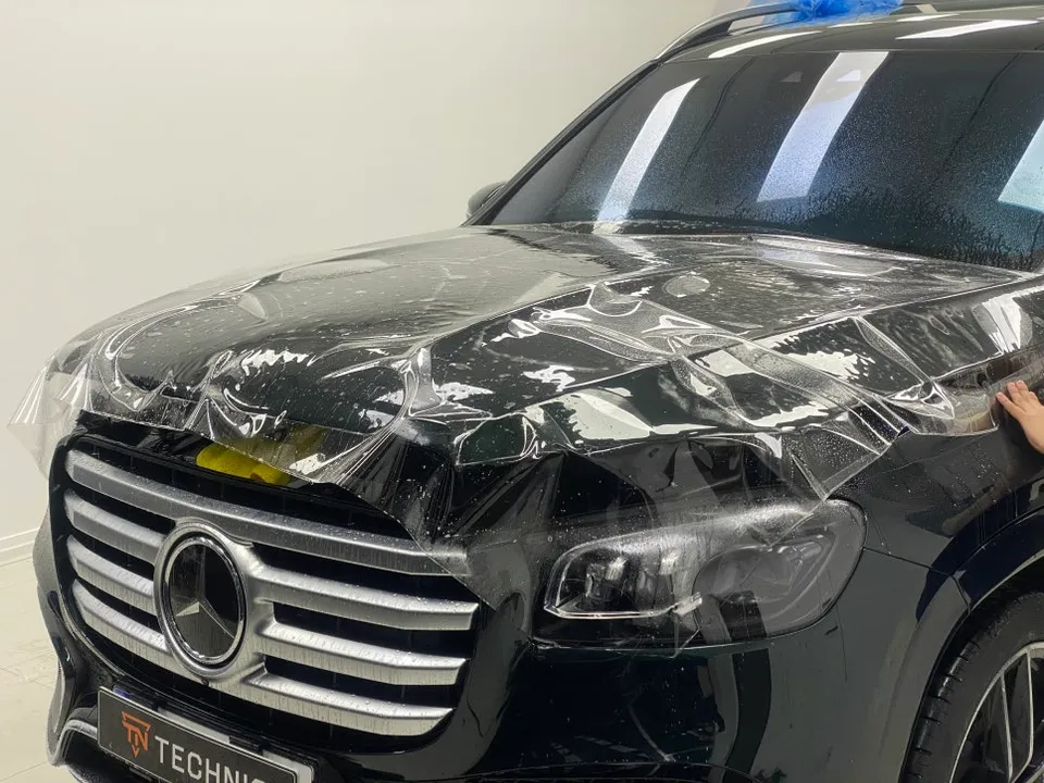 Mercedes-Benz GLSのPPF施工事例|韓国での実例 施工写真 4-2
