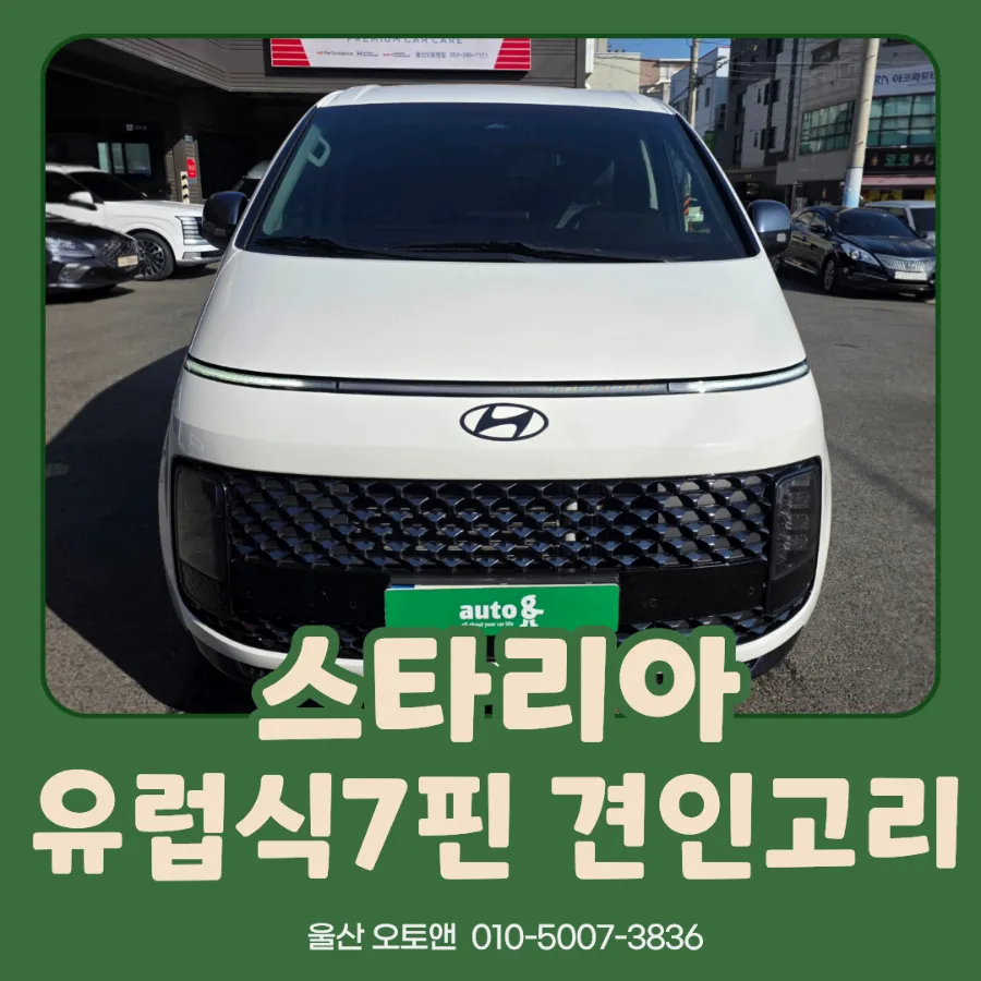 Hyundai Staria car accessories installation result