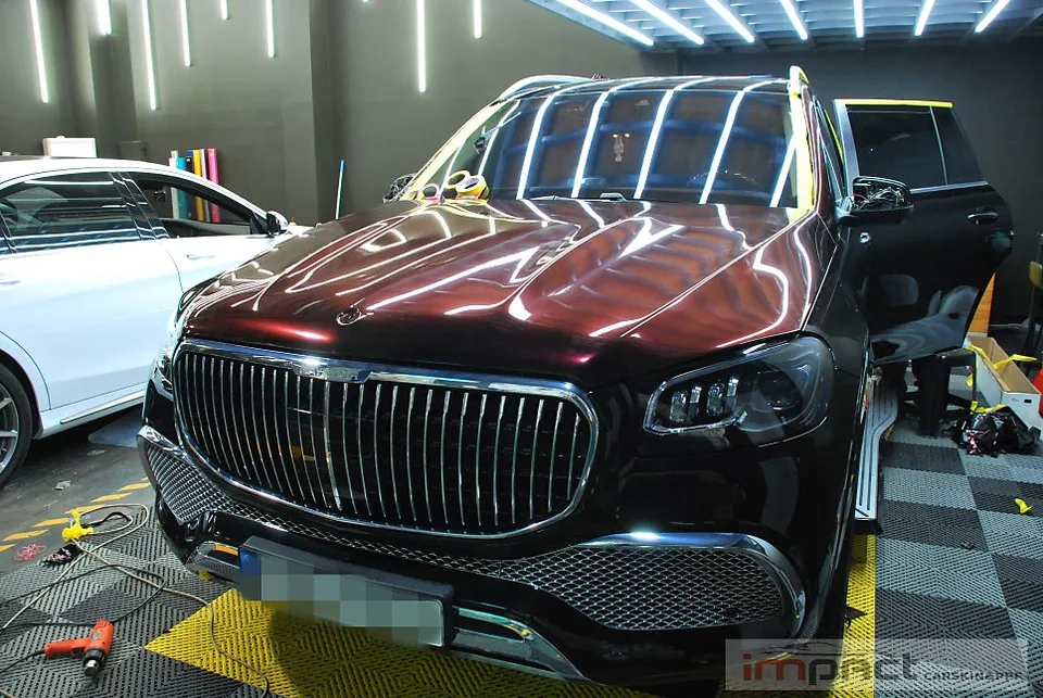 Mercedes-Benz Maybachのカーラッピング事例|費用目安・仕上がり 施工写真 1-3