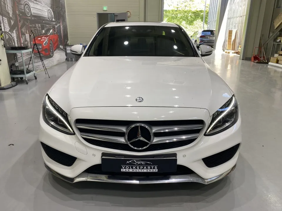 Mercedes-Benz C-Class android head unit installation result