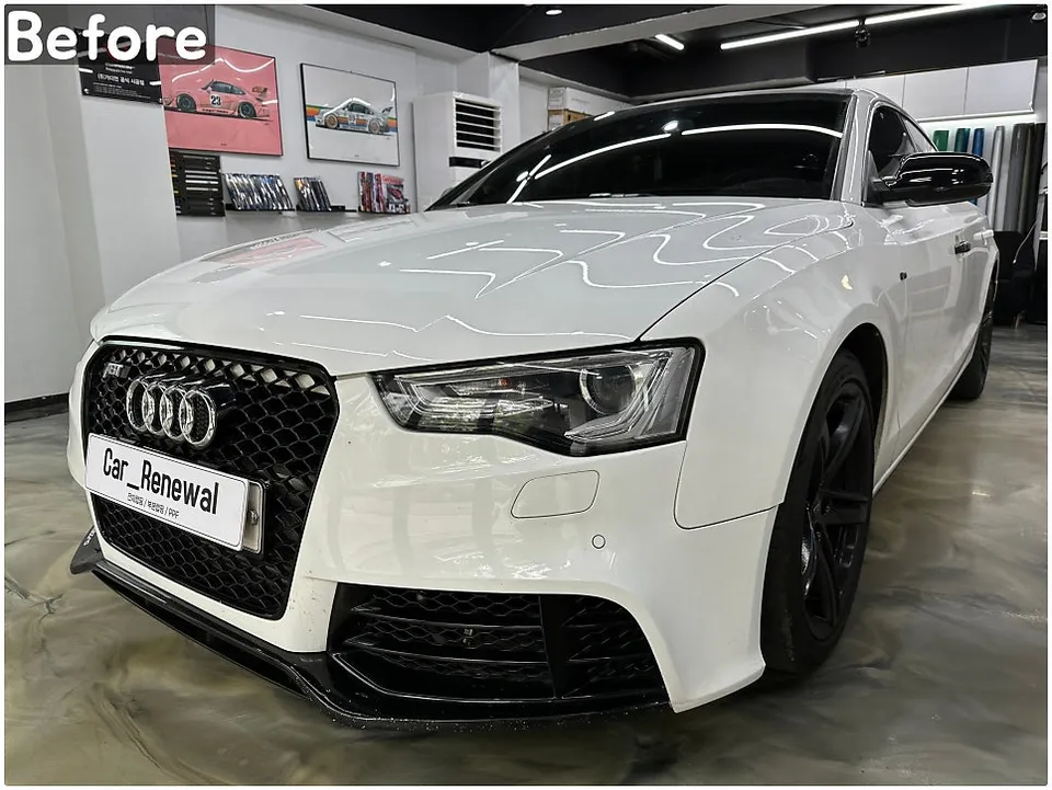 Audi A5のカーラッピング事例|費用目安と仕上がり 施工写真 2-3