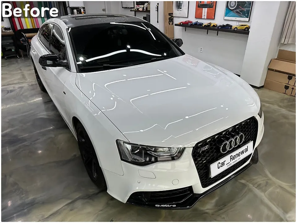 Audi A5のカーラッピング事例|費用目安と仕上がり 施工写真 3-3