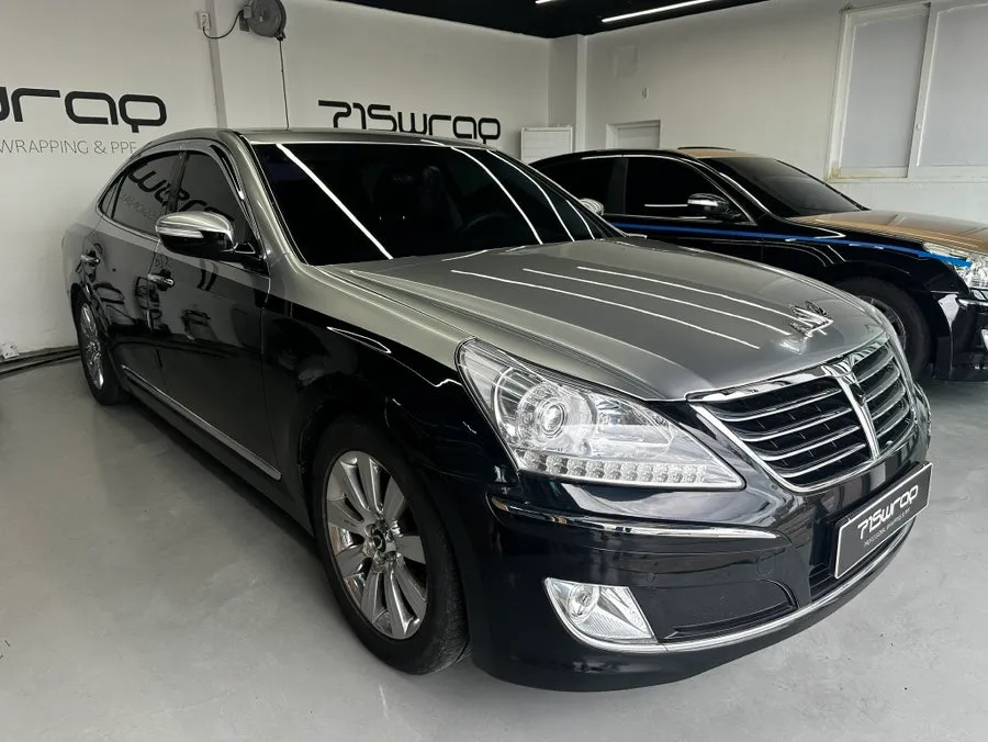Hyundai Equusのカーラッピング事例 施工写真 6