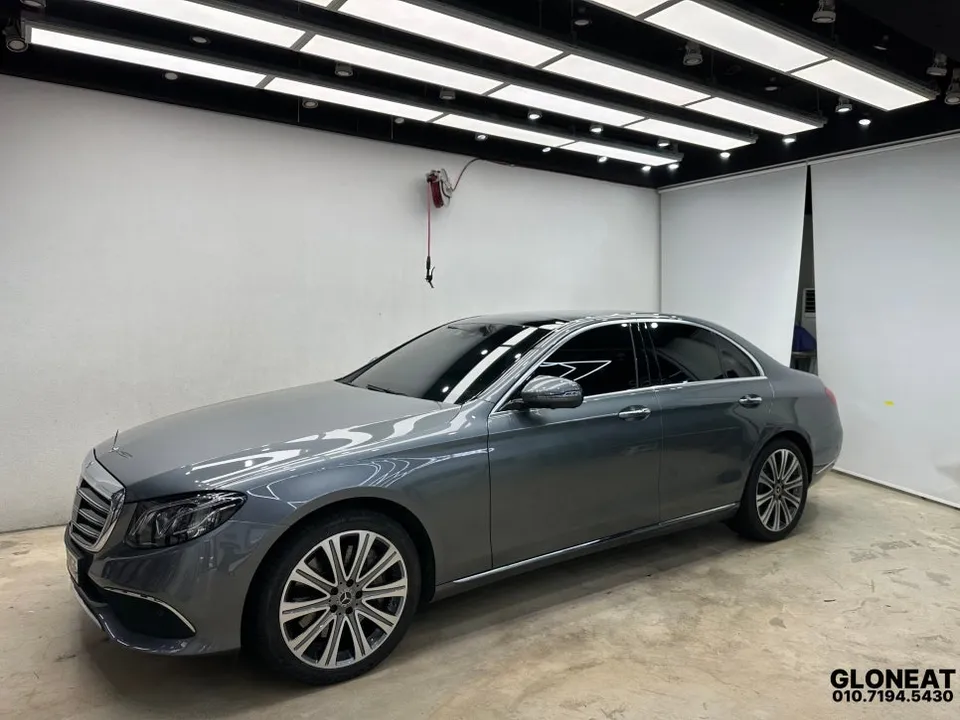 Mercedes-Benz E-Class ceramic coating installation result