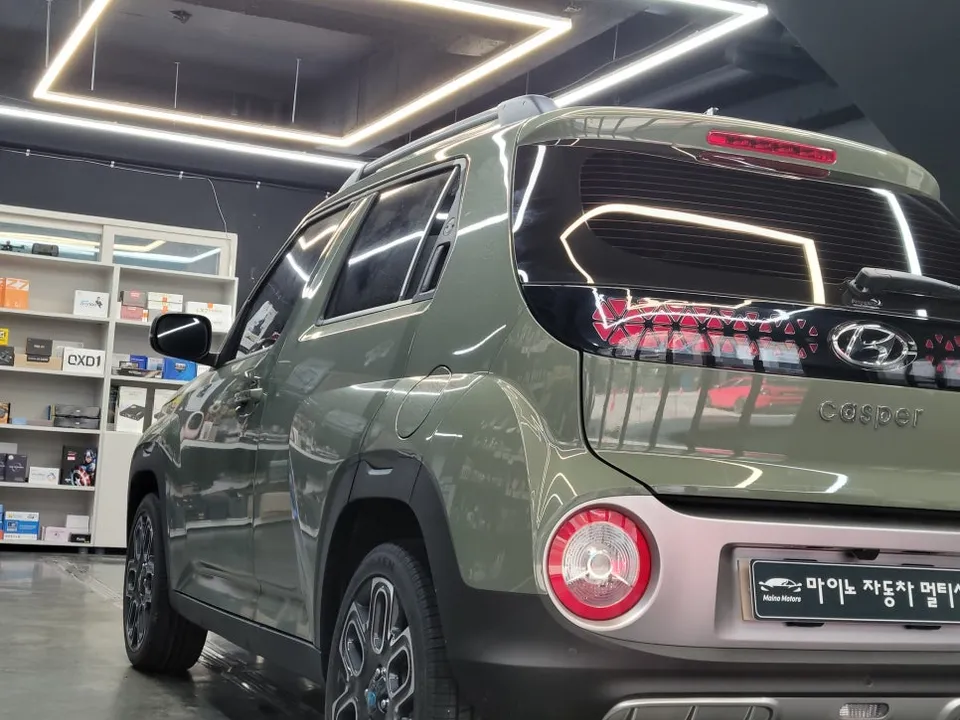 Hyundai Casperのカーフィルム施工事例|費用目安・仕上がり 施工写真 2-3