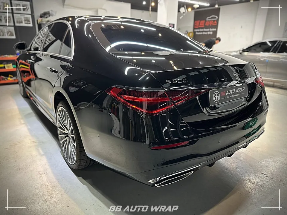 メルセデス・ベンツ Sクラス W223 PPF施工事例 施工写真 1-2