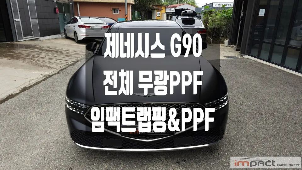 Genesis G90 ppf installation result