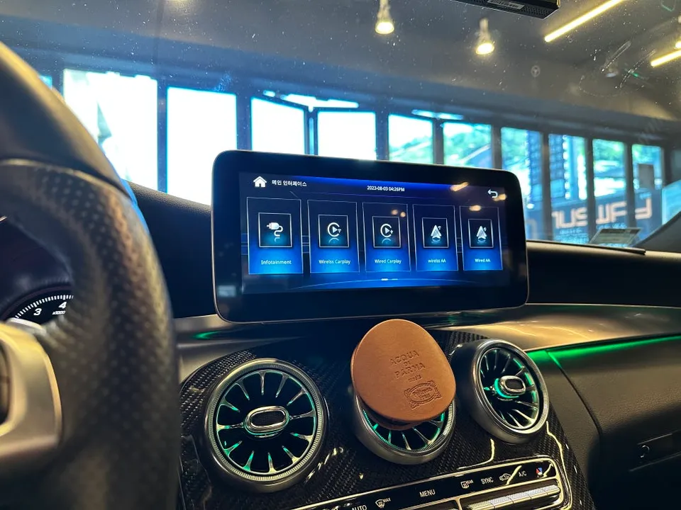 Mercedes-Benz C200 W205 android system - Mercedes-Benz C200 Android Auto Head Unit Upgrade photo 3