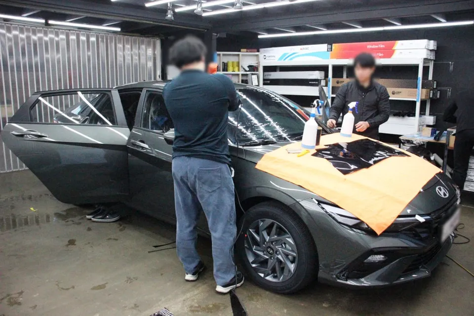 Hyundai Sonataのカーフィルム施工事例|費用目安・仕上がり 施工写真 2-2