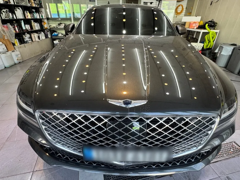 Genesis G80 paint correction installation result