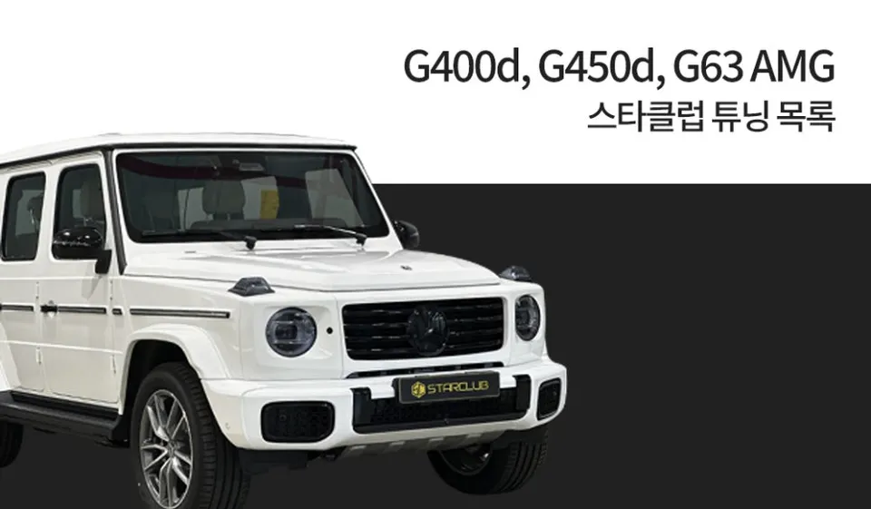 Mercedes-Benz G-Class body kit installation result