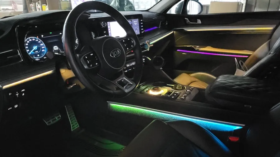 Kia K5 DL3 ambient lighting - Kia K5 DL3 Ambient Lighting Review — Cost & Results photo 4