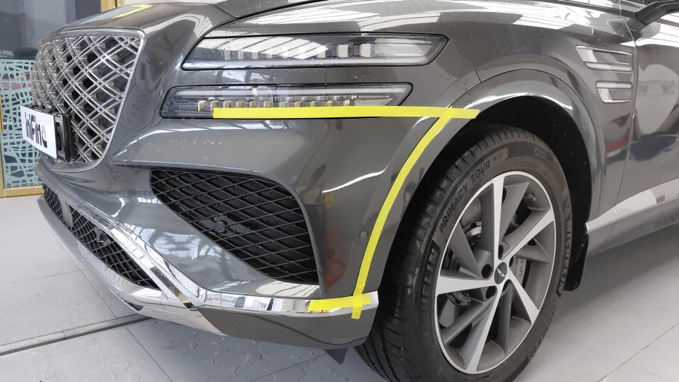 Genesis GV80 PPF施工事例|費用目安と仕上がり 施工写真 2-2