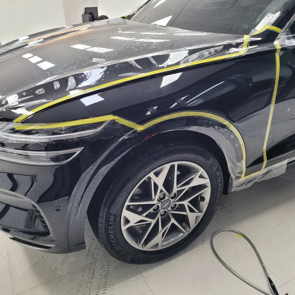 Genesis GV70のPPF施工事例|費用目安と仕上がり 施工写真 1-3