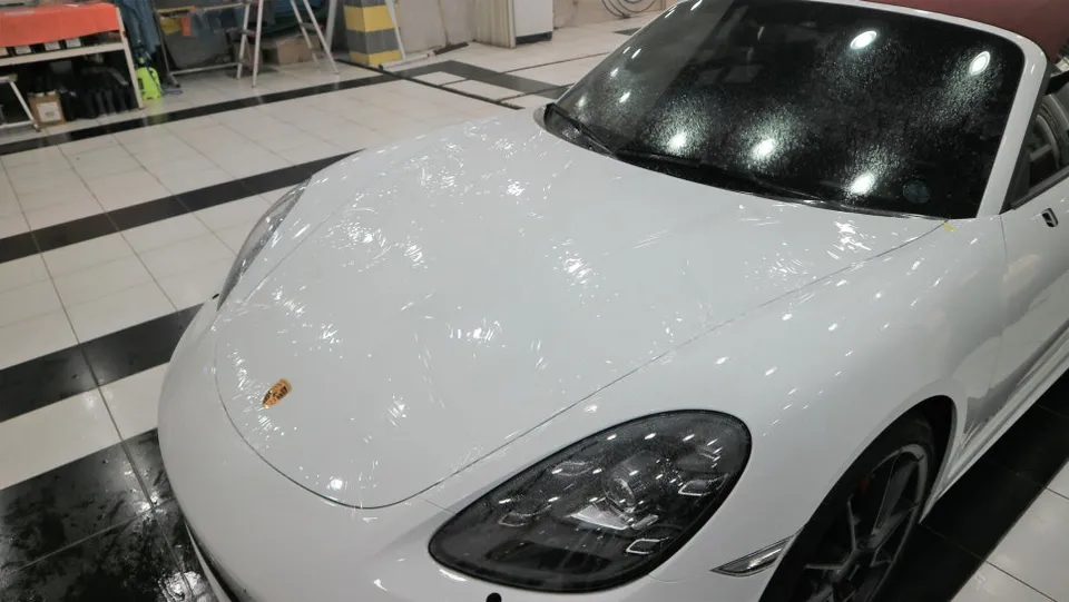 ポルシェ 718 Boxster GTS PPF施工事例|費用目安・仕上がり 施工写真 3-2