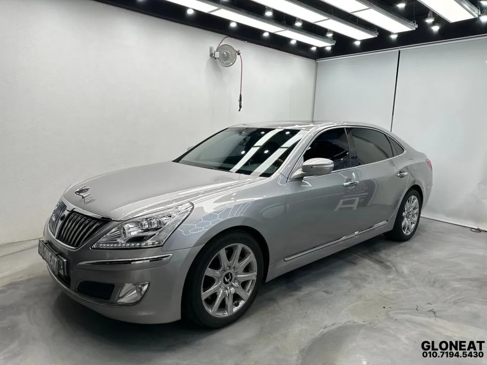 Hyundai Equusのカーフィルム施工事例|費用目安・仕上がり 施工写真 1-1