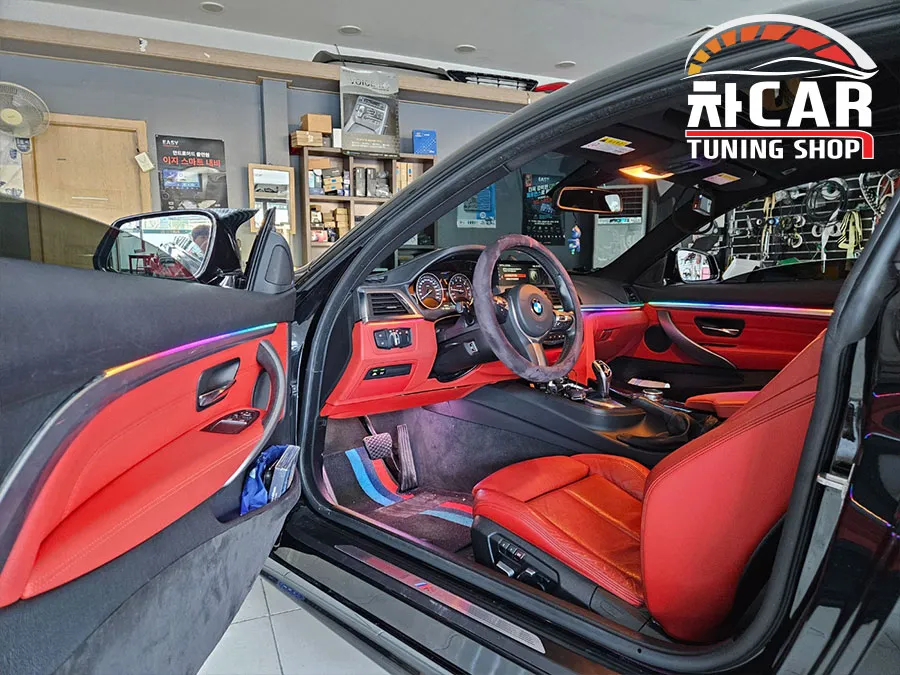 BMW 4 Series F32 ambient lighting - BMW 4 Series Ambient Lighting Installation Review photo 4