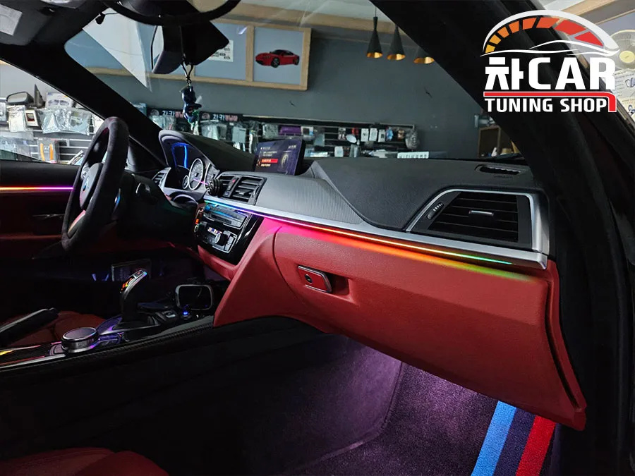 BMW 4 Series F32 ambient lighting - BMW 4 Series Ambient Lighting Installation Review photo 5