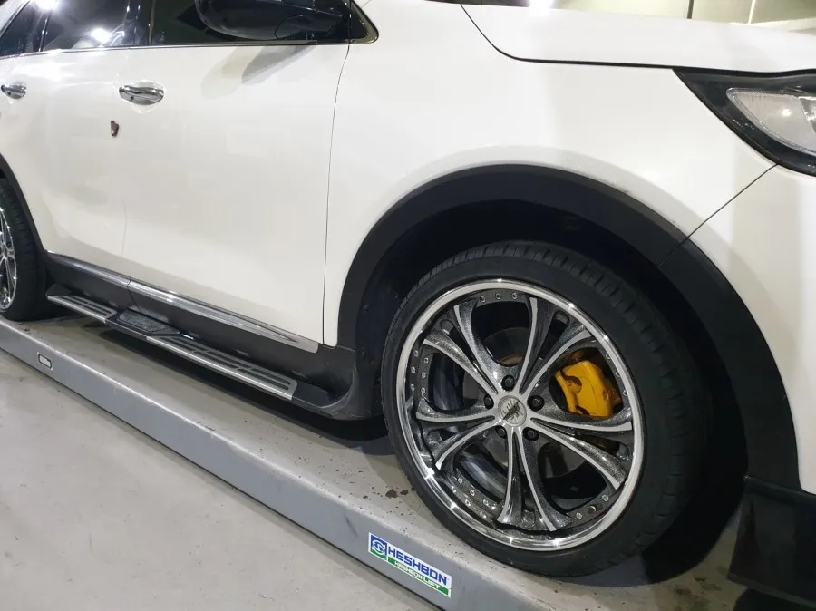 Kia Sorento Tire Replacement Review — Weds Kranze Cerberus III 20 photo 2