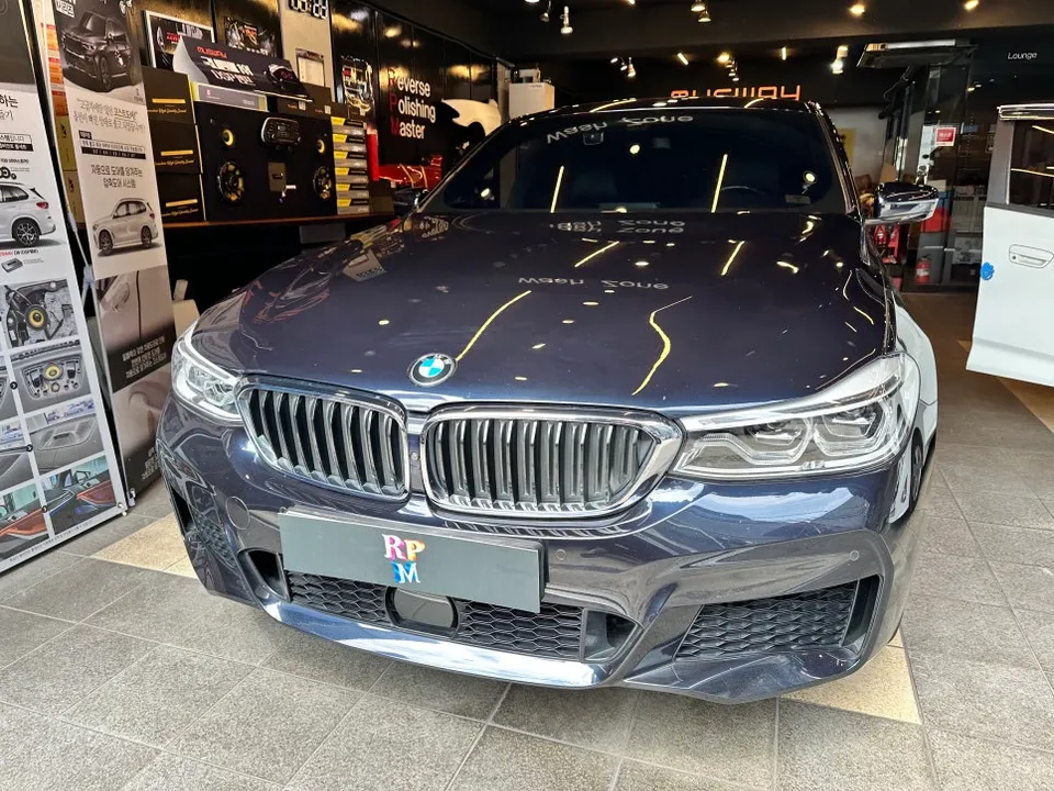 BMW 6 Series GT steering wheel installation result