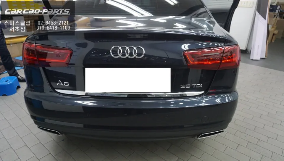 Audi A6 C7のAndroid Auto・CarPlay取付事例 施工写真 2-2