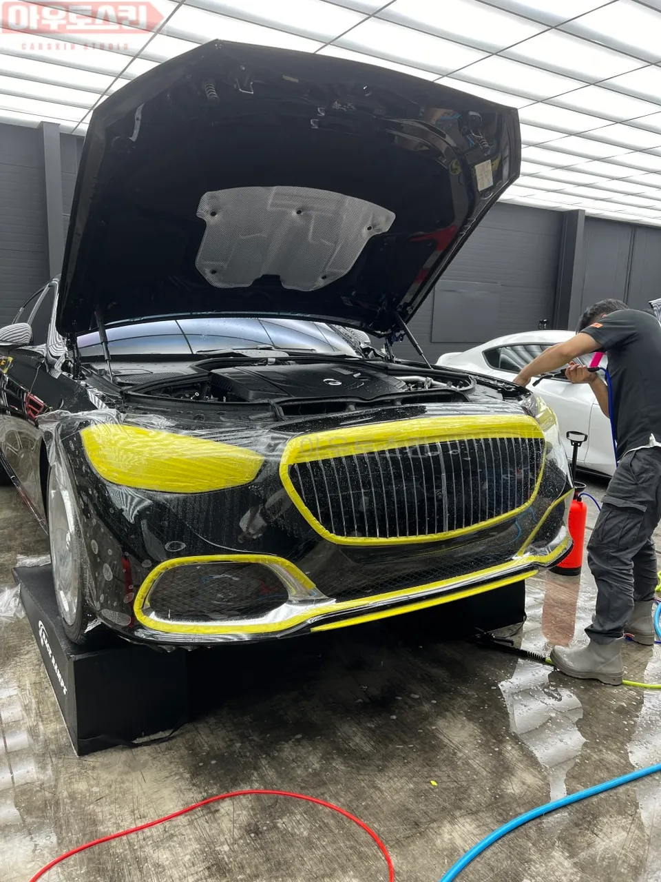 Mercedes-Benz S-Class Maybach PPF施工事例｜韓国での実例 施工写真 3-1