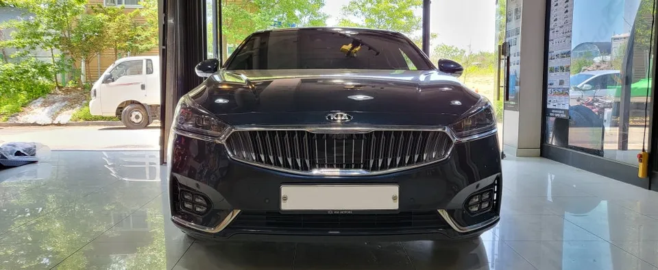 Kia K7 body kit installation result