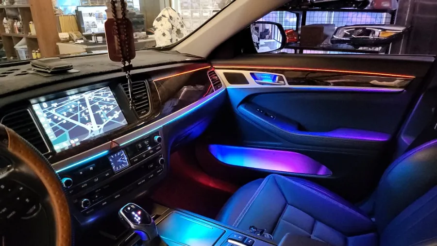 Genesis G80 DH ambient lighting - Genesis G80 DH Ambient Lighting Review: Cost & Results photo 3