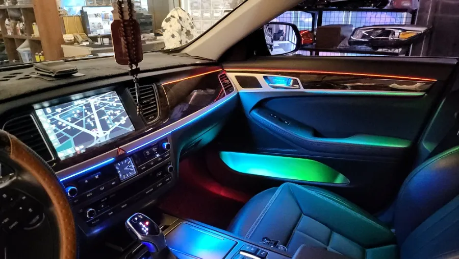 Genesis G80 DH ambient lighting - Genesis G80 DH Ambient Lighting Review: Cost & Results photo 4