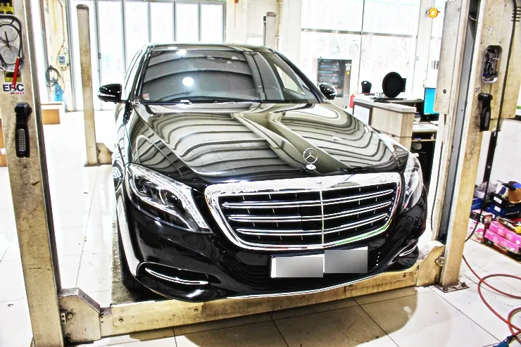 Mercedes-Benz S-Class W222 body repair review