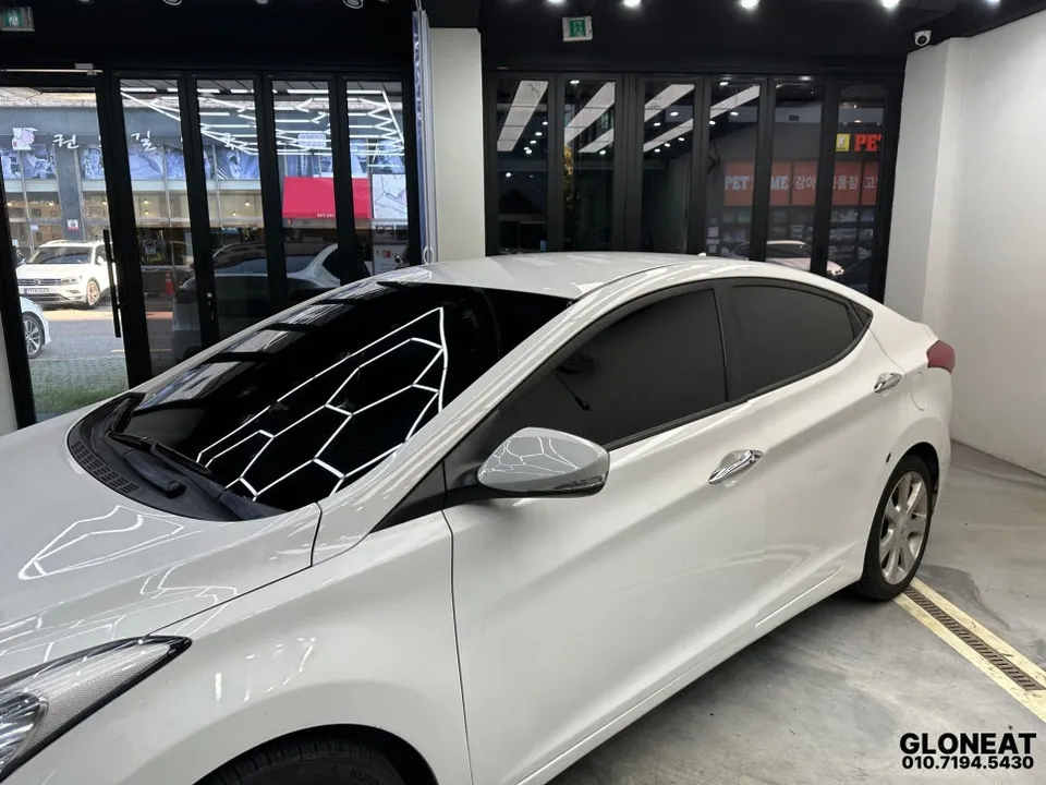 Hyundai Elantra MDのカーフィルム施工事例|費用目安・仕上がり 施工写真 3-3