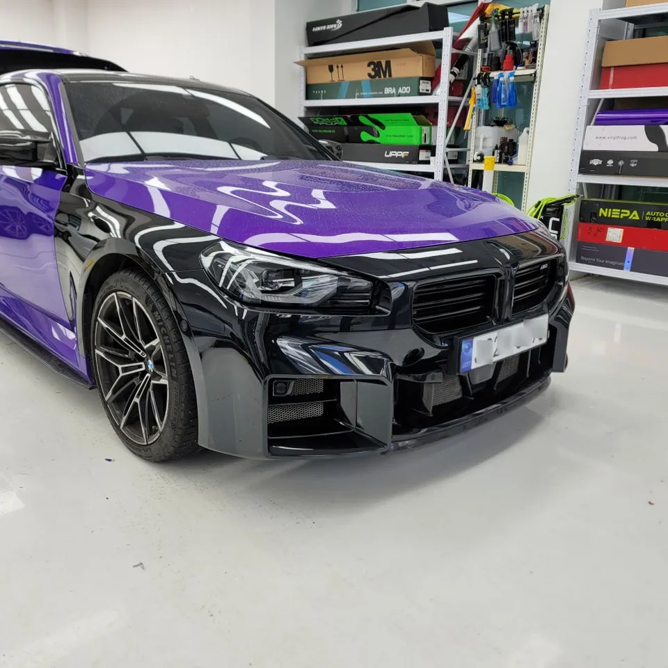 BMW M2 vinyl wrap - BMW M2 Vinyl Wrap Installation Review & Cost photo 3