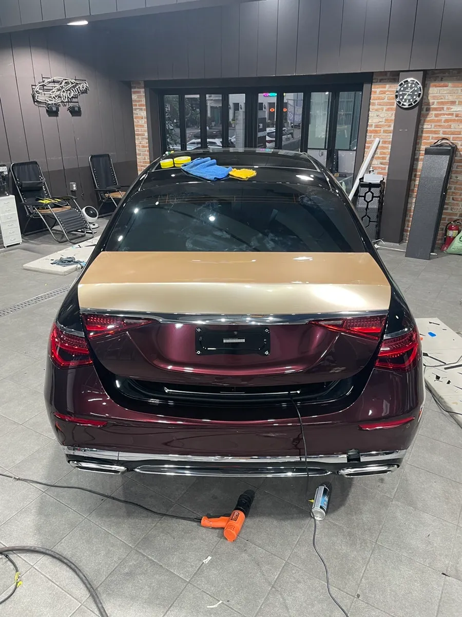 Mercedes-Benz S-Class Maybach vinyl wrap - Mercedes-Benz S-Class Maybach Vinyl Wrap Review photo 5