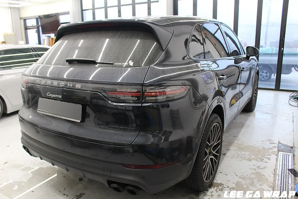Porsche Cayenne vinyl wrap - Porsche Cayenne Vinyl Wrap Review: Midnight Purple Cost & Results photo 4